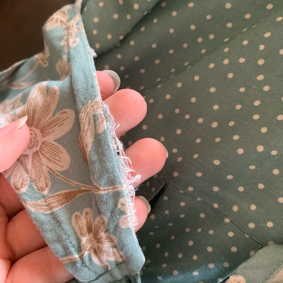 Beautiful vintage dress with built on vest - Picture 3 of 5